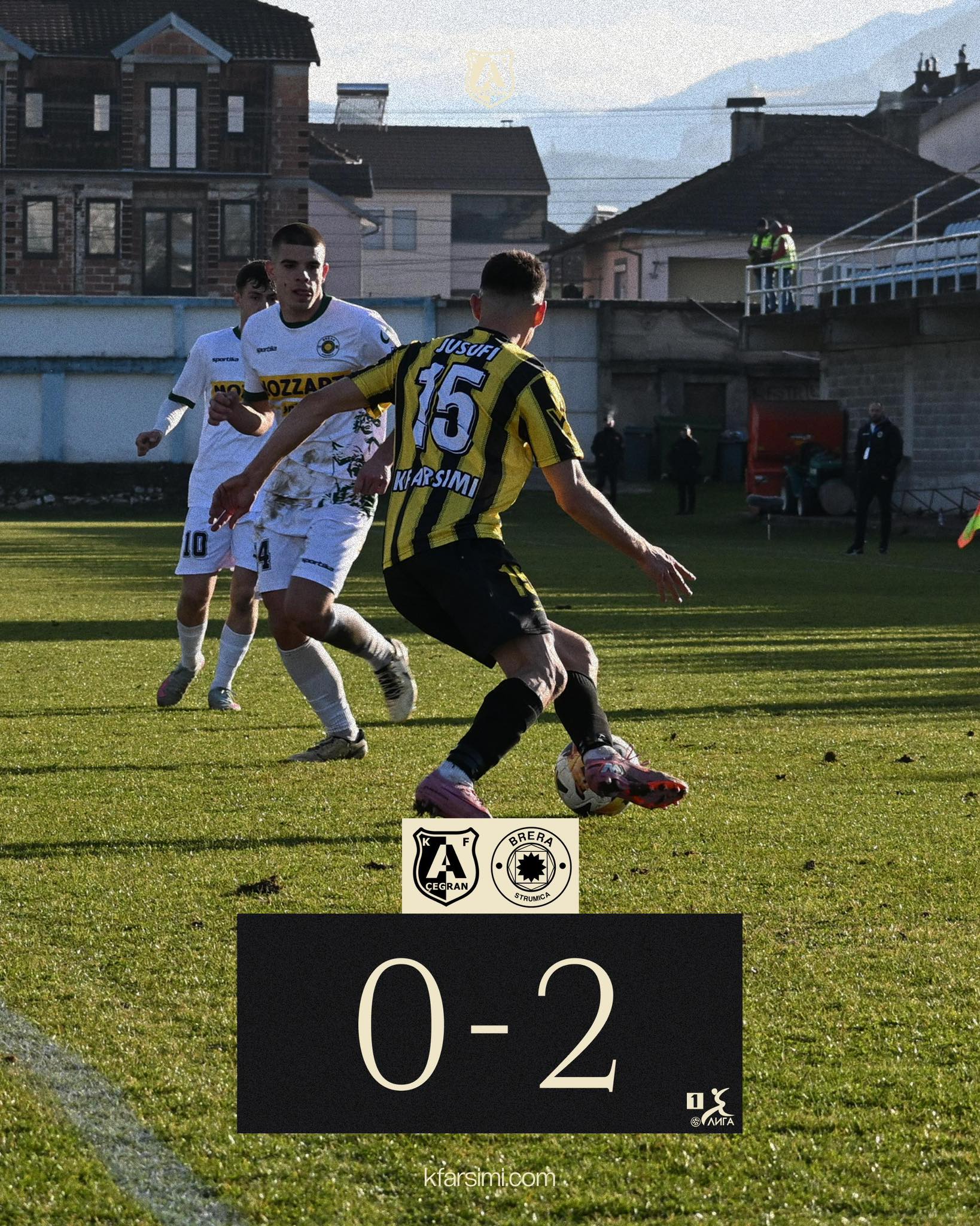 KF Arsimi mundet 0-2 nga Brera Strumicë në Gostivar.