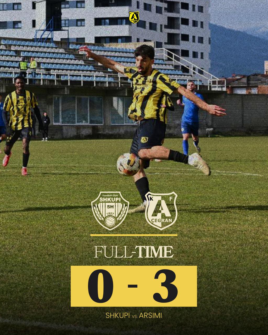 KF Arsimi triumfon 0-3 ndaj Shkupit